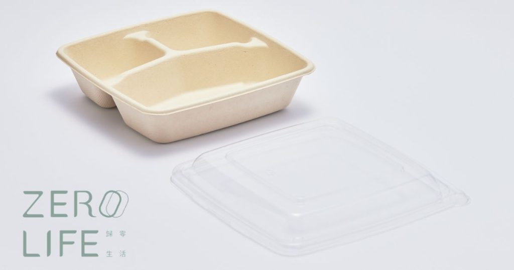 植纖餐盒三格 SA-3 BASE 1000（含蓋）