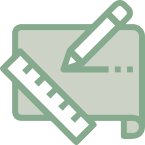 客製化設計與模具規劃示意圖，象徵依需求量身打造包裝方案